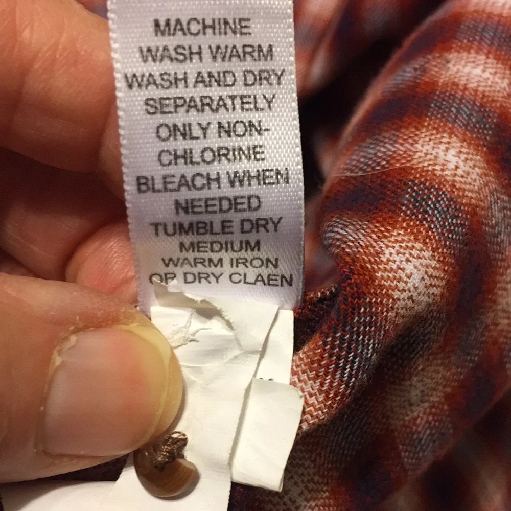 Banana Republic Plaid Flannel Shirt Size 17-17.5 XL